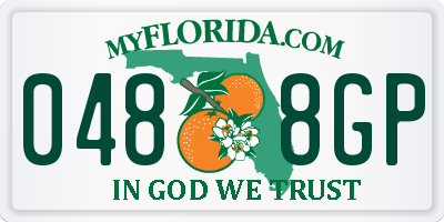 FL license plate 0488GP