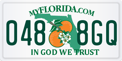 FL license plate 0488GQ