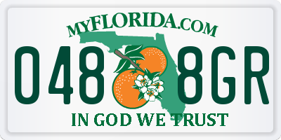 FL license plate 0488GR