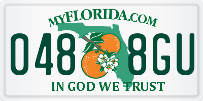 FL license plate 0488GU