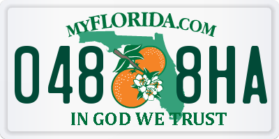 FL license plate 0488HA