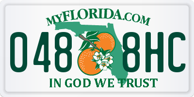 FL license plate 0488HC