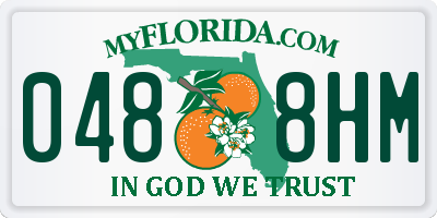 FL license plate 0488HM