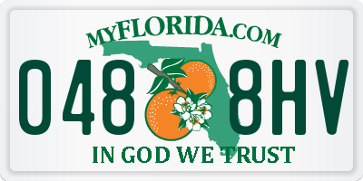 FL license plate 0488HV