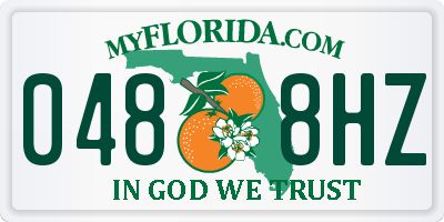 FL license plate 0488HZ