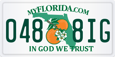 FL license plate 0488IG