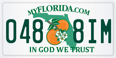 FL license plate 0488IM