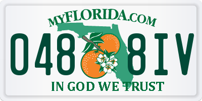 FL license plate 0488IV