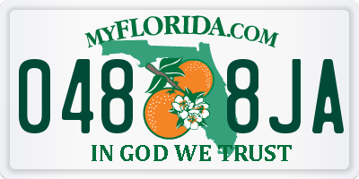 FL license plate 0488JA