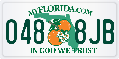 FL license plate 0488JB