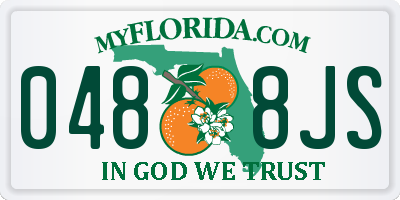 FL license plate 0488JS