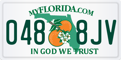 FL license plate 0488JV