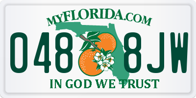 FL license plate 0488JW