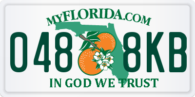 FL license plate 0488KB
