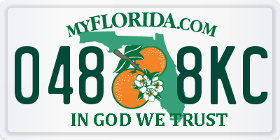 FL license plate 0488KC