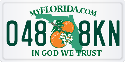FL license plate 0488KN