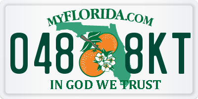 FL license plate 0488KT