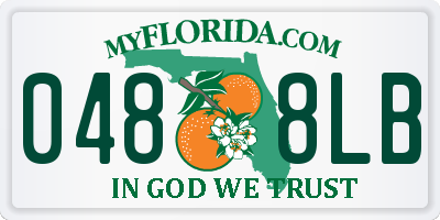FL license plate 0488LB