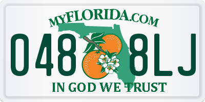 FL license plate 0488LJ