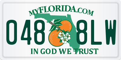 FL license plate 0488LW