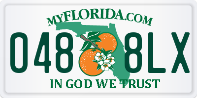 FL license plate 0488LX
