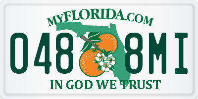 FL license plate 0488MI