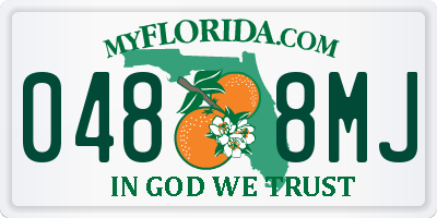 FL license plate 0488MJ