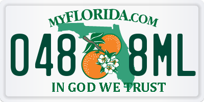 FL license plate 0488ML