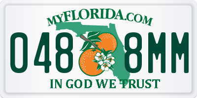 FL license plate 0488MM
