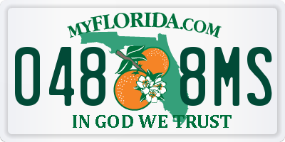 FL license plate 0488MS