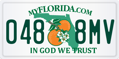 FL license plate 0488MV