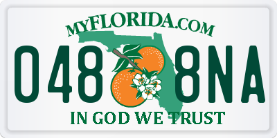 FL license plate 0488NA