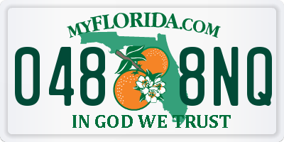 FL license plate 0488NQ