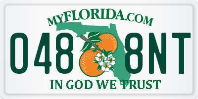 FL license plate 0488NT