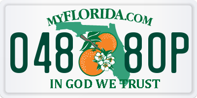 FL license plate 0488OP