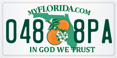 FL license plate 0488PA