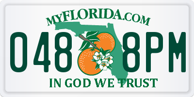 FL license plate 0488PM