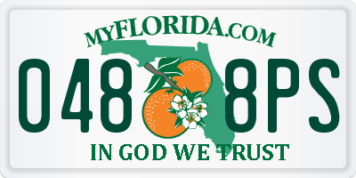 FL license plate 0488PS