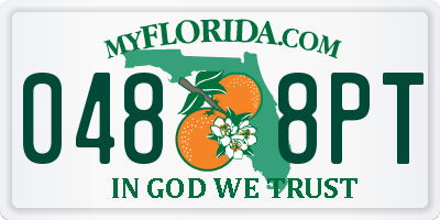 FL license plate 0488PT