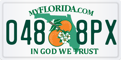 FL license plate 0488PX