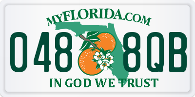 FL license plate 0488QB