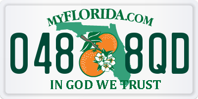 FL license plate 0488QD