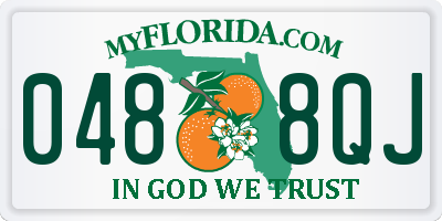 FL license plate 0488QJ