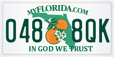 FL license plate 0488QK