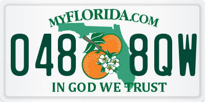 FL license plate 0488QW