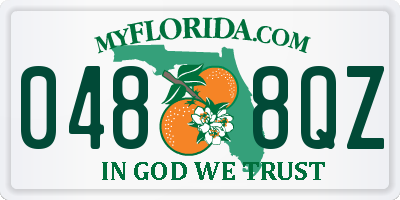 FL license plate 0488QZ