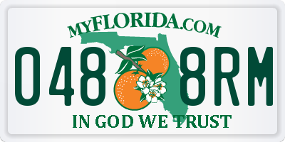 FL license plate 0488RM
