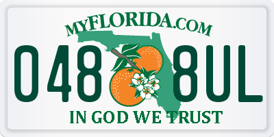 FL license plate 0488UL