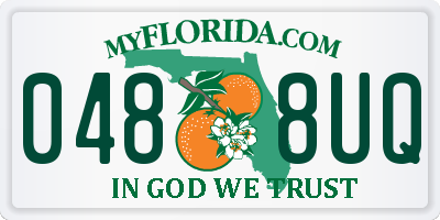 FL license plate 0488UQ