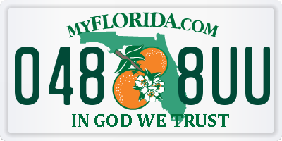 FL license plate 0488UU